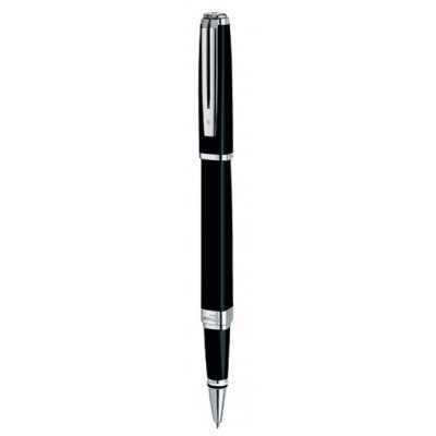 WATERMAN Exception Roller Black Silver Gift
